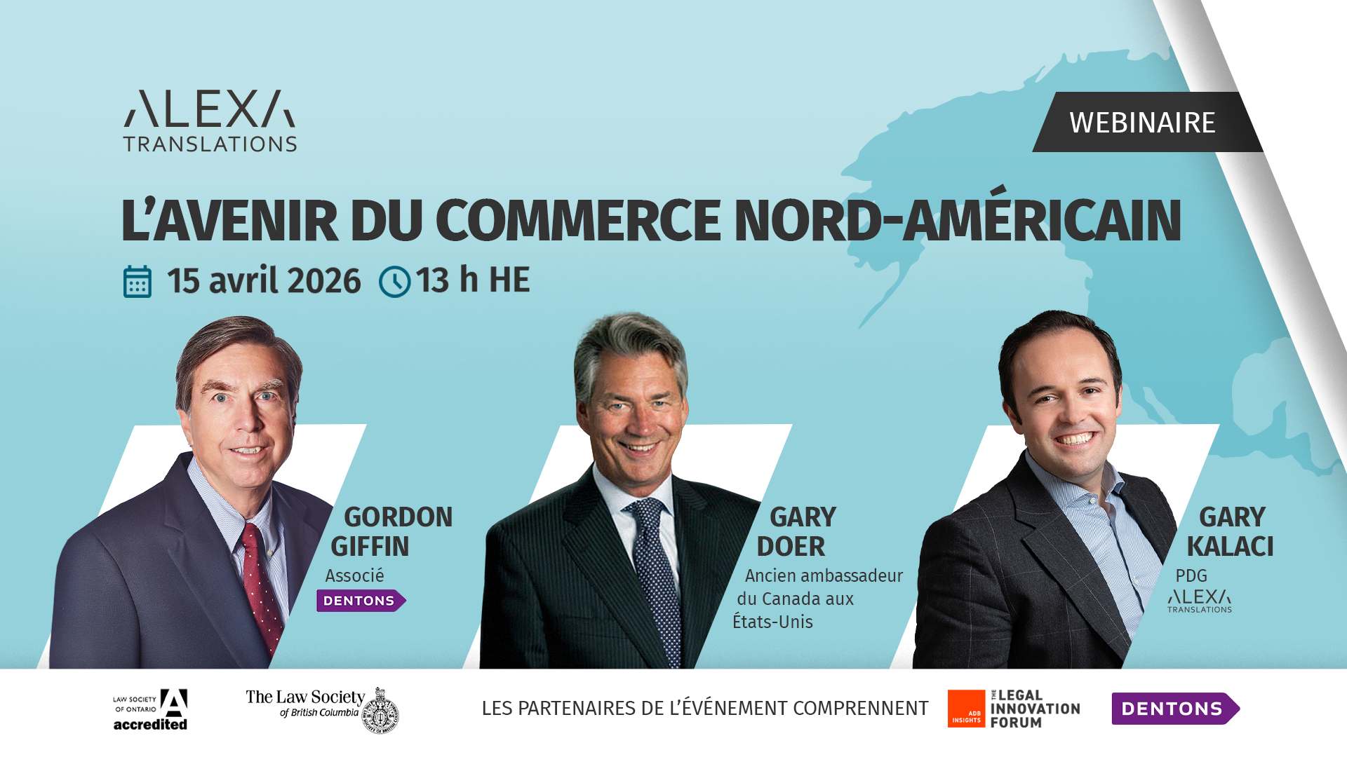 Webinar on Future of North American Trade speakers